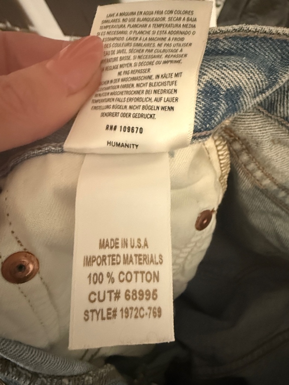 Citizens Of Humanity Distressed Light Wash Miro Barrel Jeans 26 - Picture 6 of 6